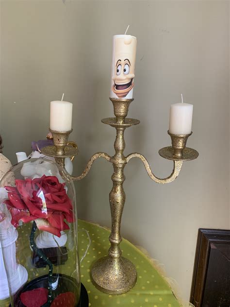 candle stick beauty and the beast|chandelier beauty and the beast.